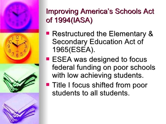 Improving America's Schools Act (IASA)