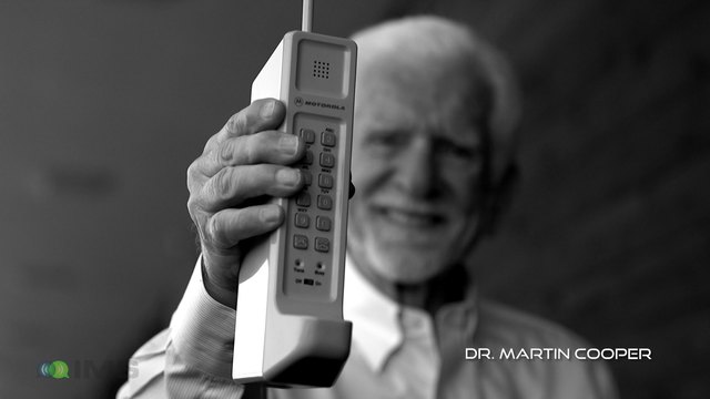First hand-held mobile telephone
