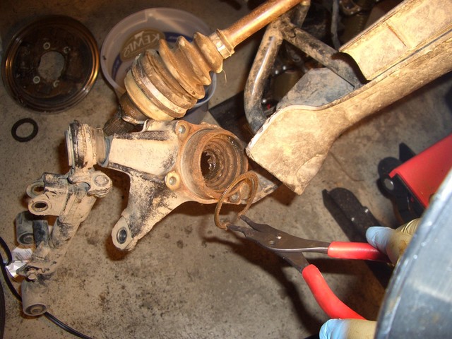 fixing the fourwheeler