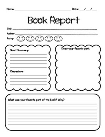 First book report