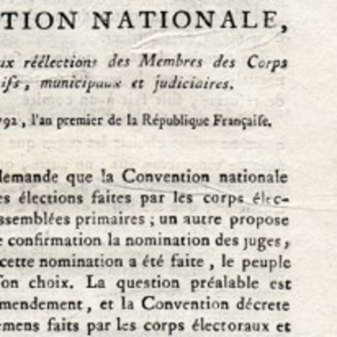 Proclamacion de la Convencion