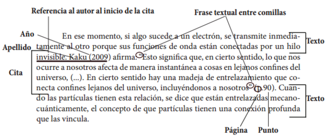 Como citar en formato APA