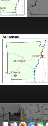 Moved to Stamps, Arkansas