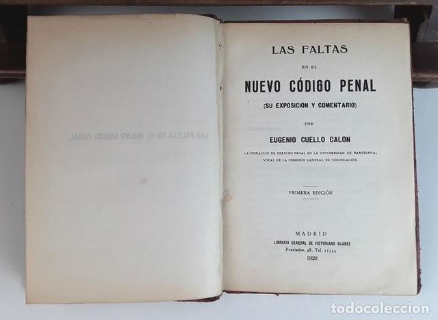 CATLICO PENAL DE 1929