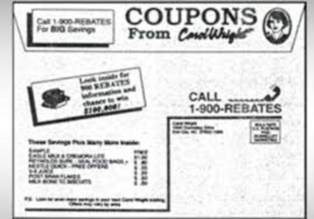 Los cupones promocionales