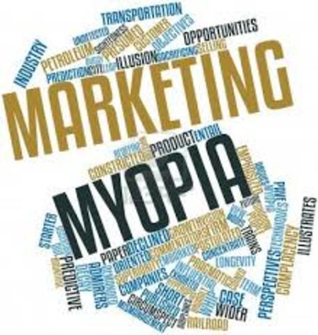 Theodore Levitt escribe su artículo clásico “Miopía de la Mercadotecnia”