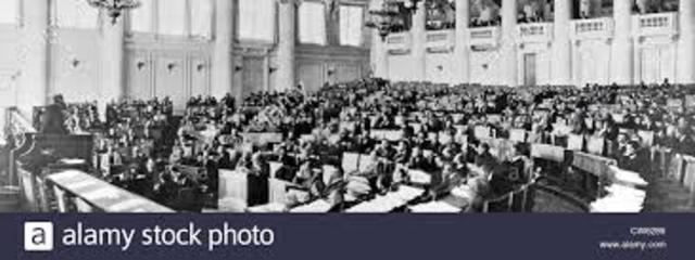 Reunión del primer parlamento Ruso.