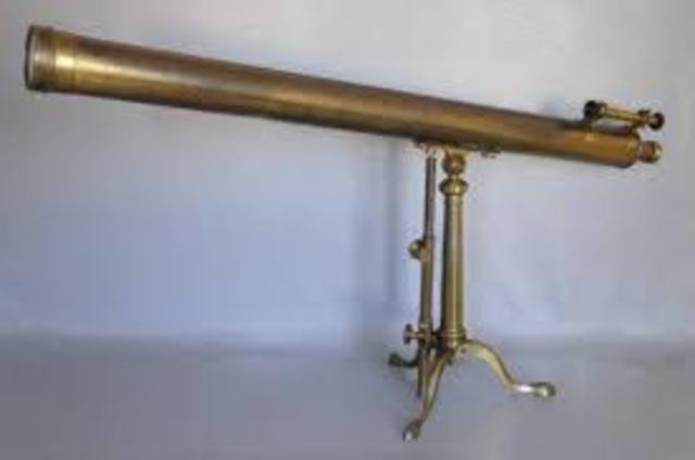 Telescopio astronómico.