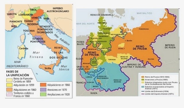Unificación de Italia y Alemania