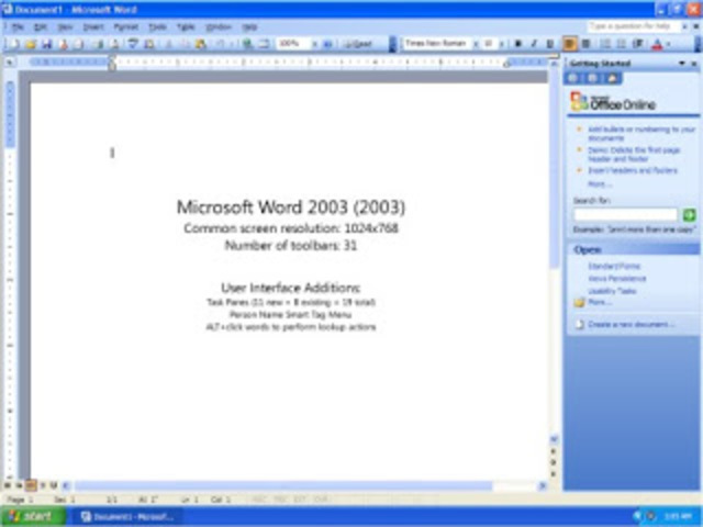 WORD 2003