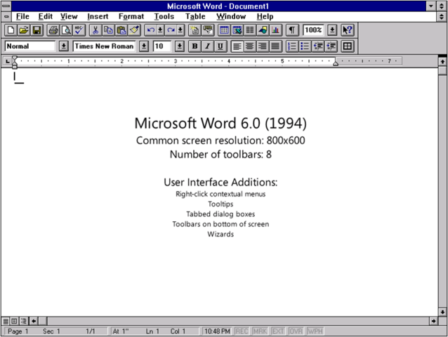 Word versión 6.0