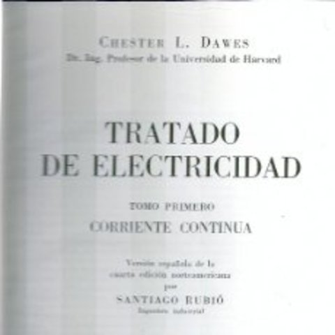 Primer tratado de electricidad