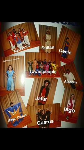 Played Princess Jasmine in Aladdin for School Musical