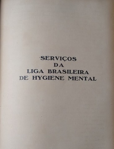 Brasil - Criação da Clínica de Eufrenia