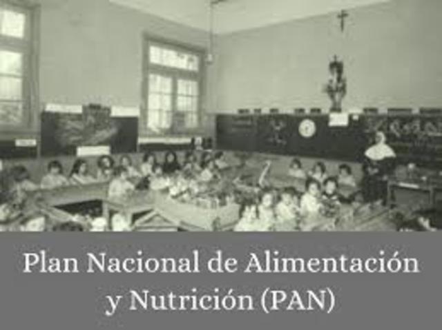 Diseño del Plan Nacional de Alimentación y Nutrición (PAN)
