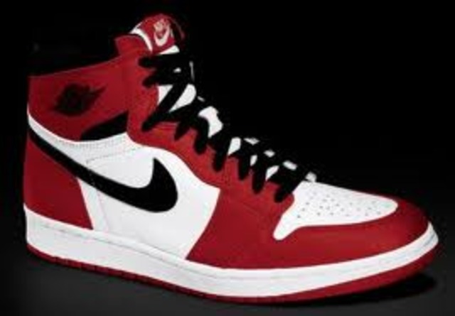 Air Jordan shoe is introduced by Nike.