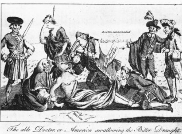 Coercive/Intolerable Acts: MA Government Act and the Administration of Justice Act