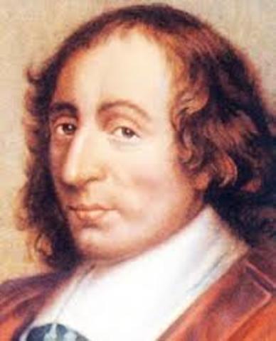 Blas Pascal inventó una máquina calculadora.