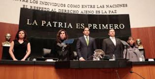El senado recibió la Minuta en cuestion