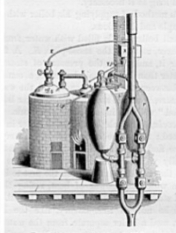AÑO 1698. PRIMERA MÁQUINA DE VAPOR EXTRACTORA