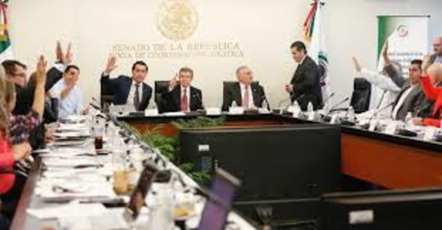 Se llevó a cabo una reunión de la Comisión de Puntos constitucionales del Senado de la República