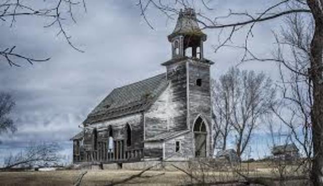 Announcement of abandonment in the church