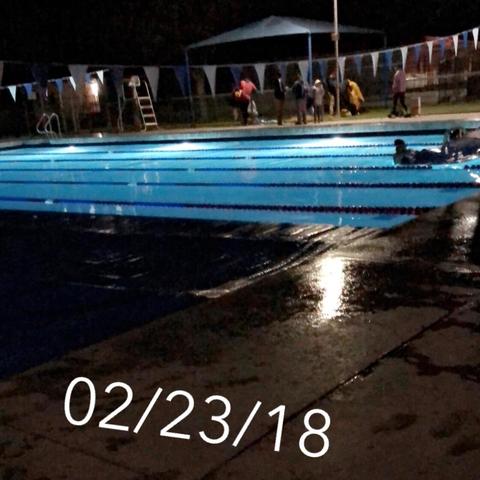 I competed at my first swim meet.