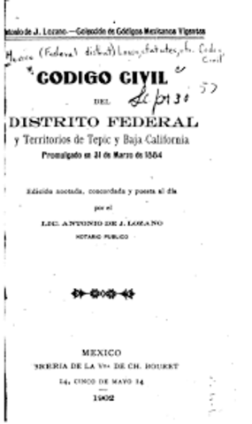 Código Civil de 1884