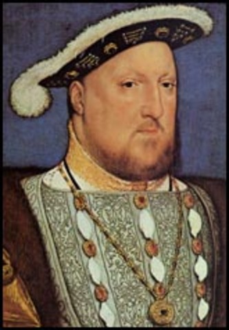 English King Henry VIII Starts the Church of England