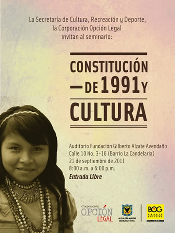 Apertura constitucional de 1991, diversidad étnica y cultural y ordenamiento político
