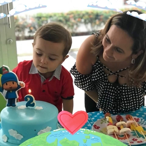 EL 2 CUMPLEAÑOS DE SANTI