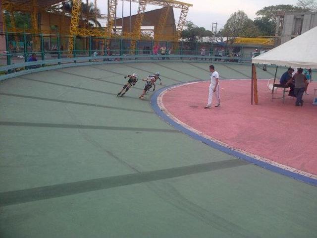Campeona departamental en patinaje