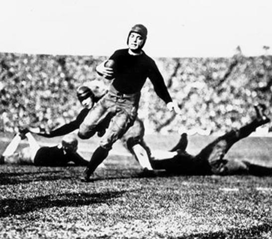 Knute Rockne and Notre Dame win national Championship