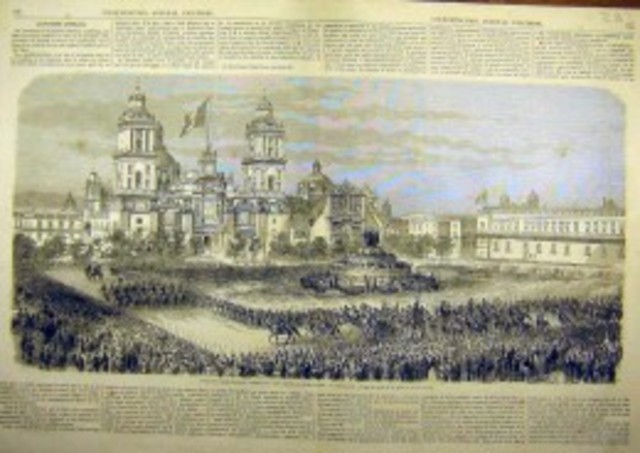 French troops occupy Mexico City Maximilian of Austria proclaimed Emperor of Mexico