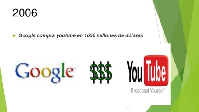Google compró YouTube.
