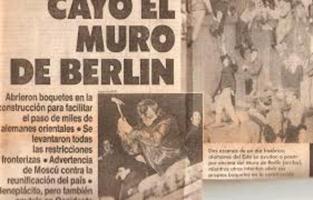 Caída del muro de Berlín