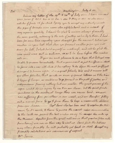 Treaty with Spain   sets boundaries