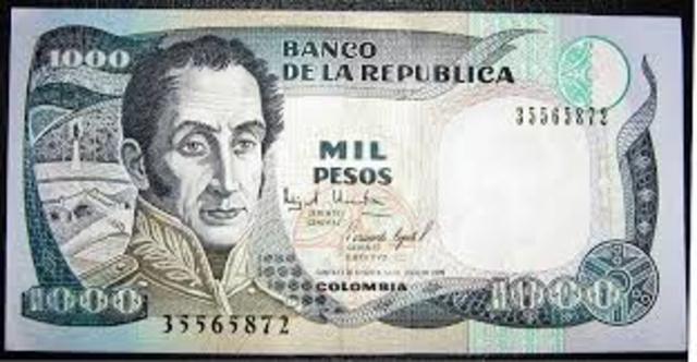 Billetes del Banco Nacional