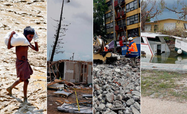 Principales desastres naturales en el mundo en 2013