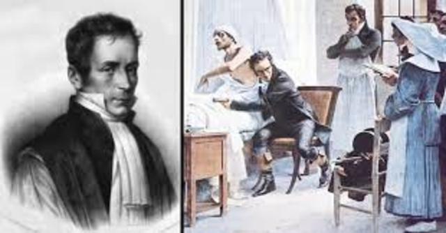 Laennec desarrolló la auscultación torácica.