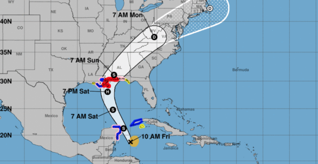 El huracán “Nate”, 2017