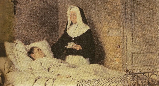 Escasez de mujeres seglares en la enfermeria