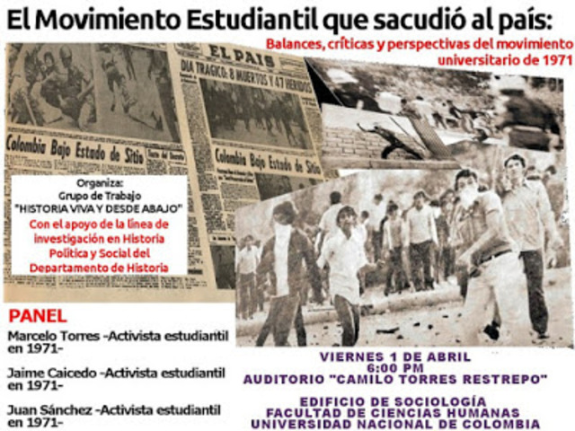 Gran batalla de movimiento estudiantil en Colombia (Valle)