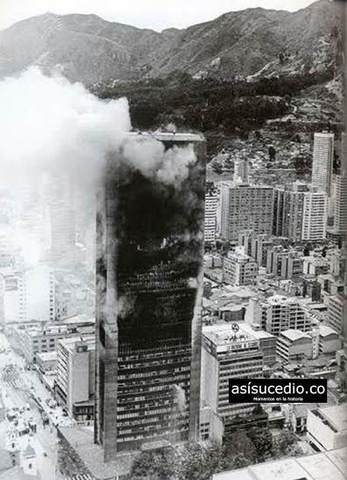 Incendio en la torre de Avianca