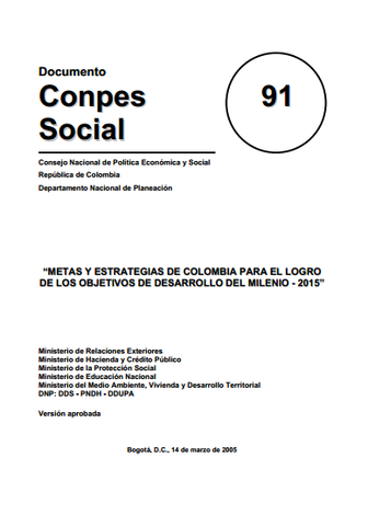 CONPES 091 de 2005