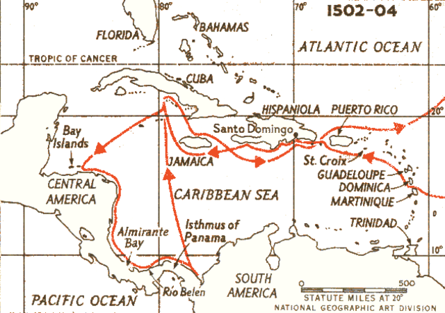 Christopher Columbus- Fourth Voyage