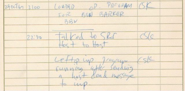 Se envía el primer mensaje