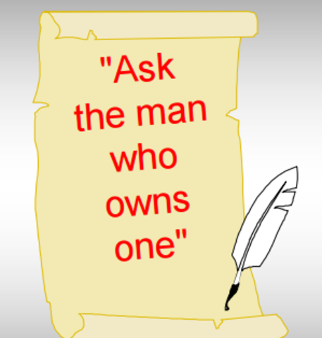 Packard escribe el pirmer slogan publicitario