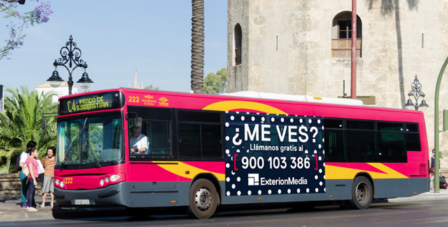 Publicidad en autobuses en NY