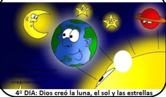 DÍA 4 GÉNESIS 1 Versículo 14-19